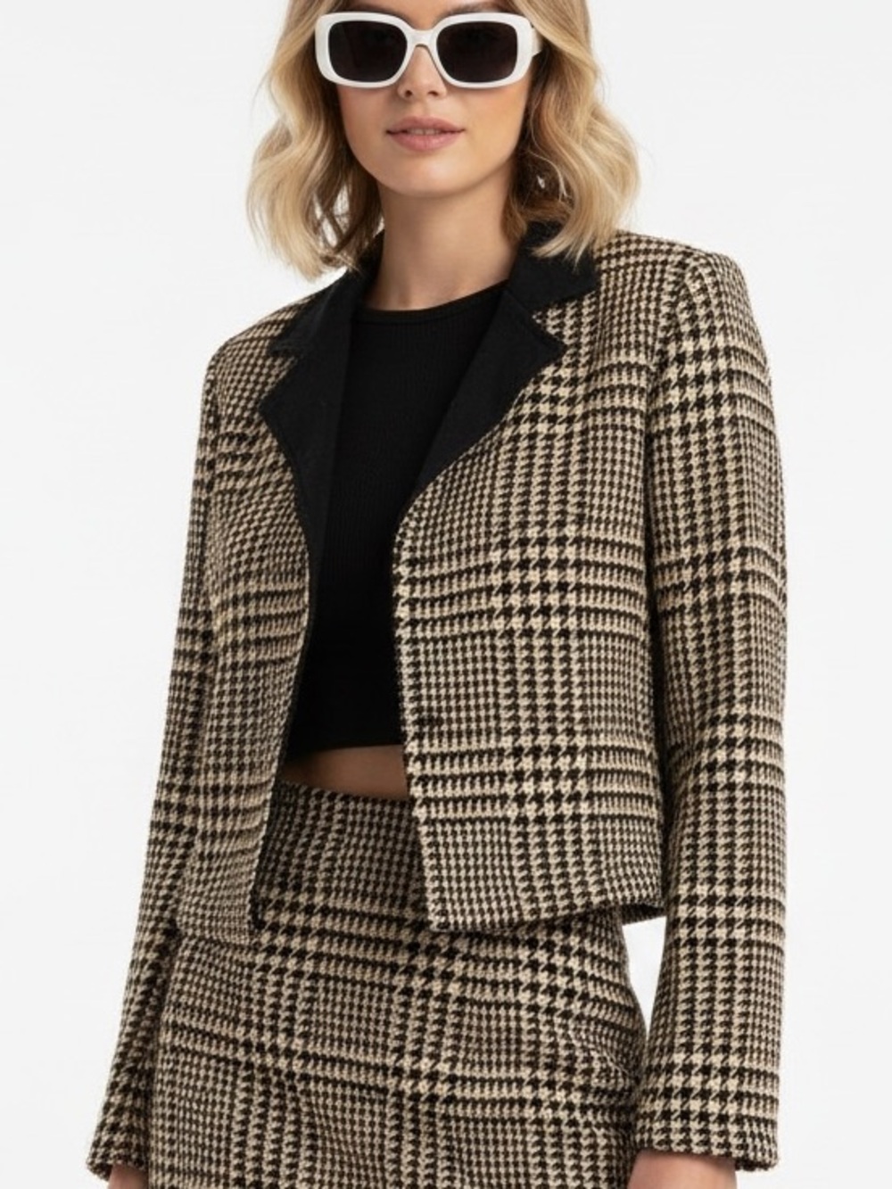 Vintage houndstooth blazer